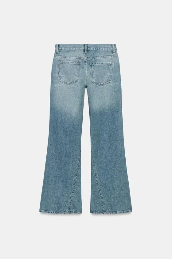 ДЖИНСЫ -клёш С НИЗКОЙ ПОСАДКОЙ — коллекция Zara «ZW»