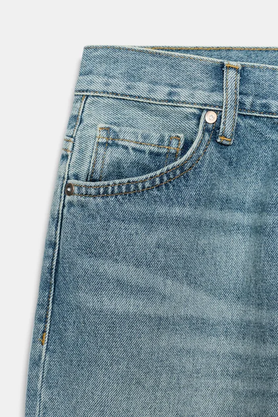 ДЖИНСЫ -клёш С НИЗКОЙ ПОСАДКОЙ — коллекция Zara «ZW»