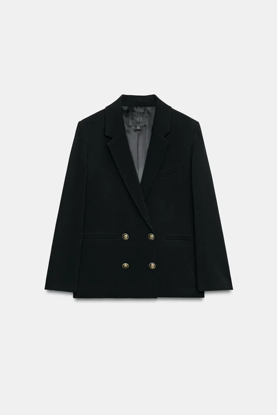 БЛЕЙЗЕР ПРЯМОГО КРОЯ С ПУГОВИЦАМИ — коллекция Zara «ZW»