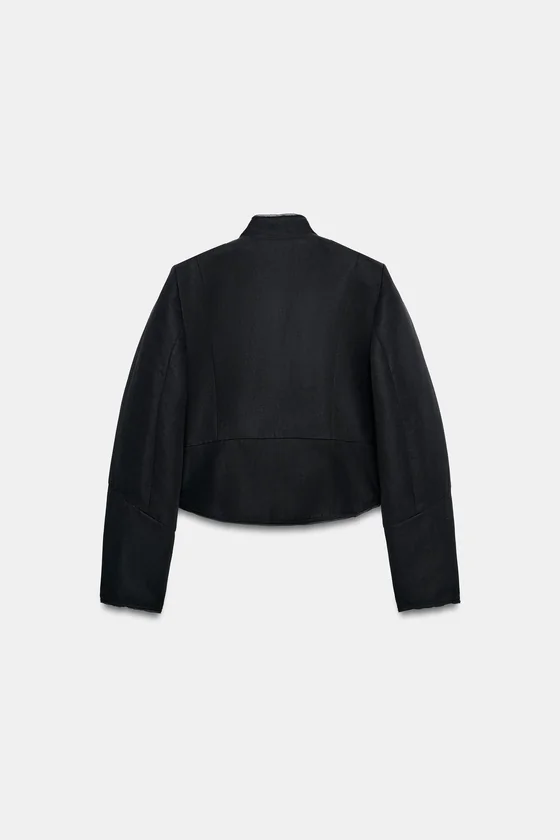 КУРТКА НА НАВЕСНЫХ ПЕТЛЯХ — коллекция Zara «ZW»