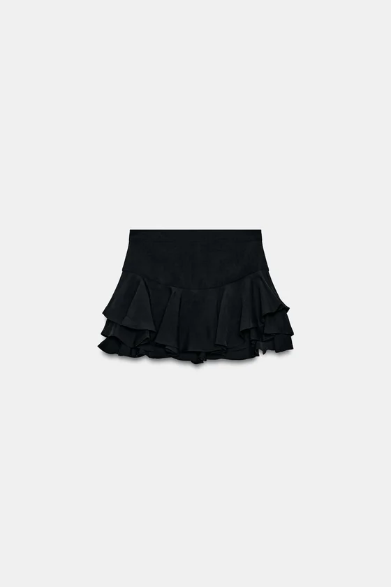 ШОРТЫ С ВОЛАНАМИ — коллекция Zara «ZW»