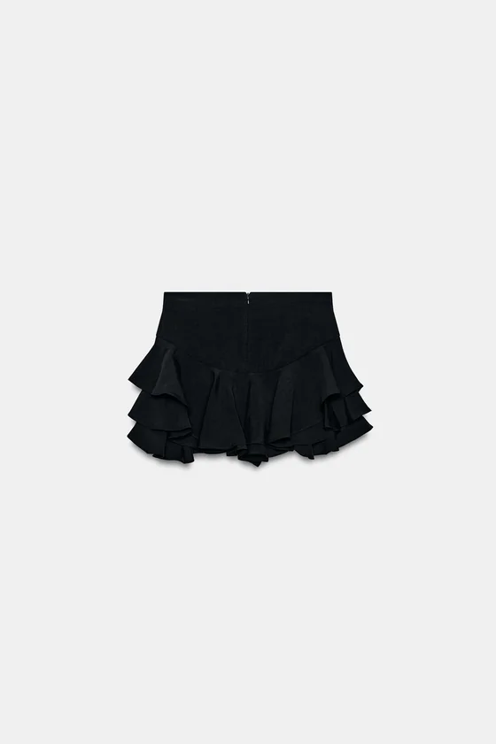 ШОРТЫ С ВОЛАНАМИ — коллекция Zara «ZW»
