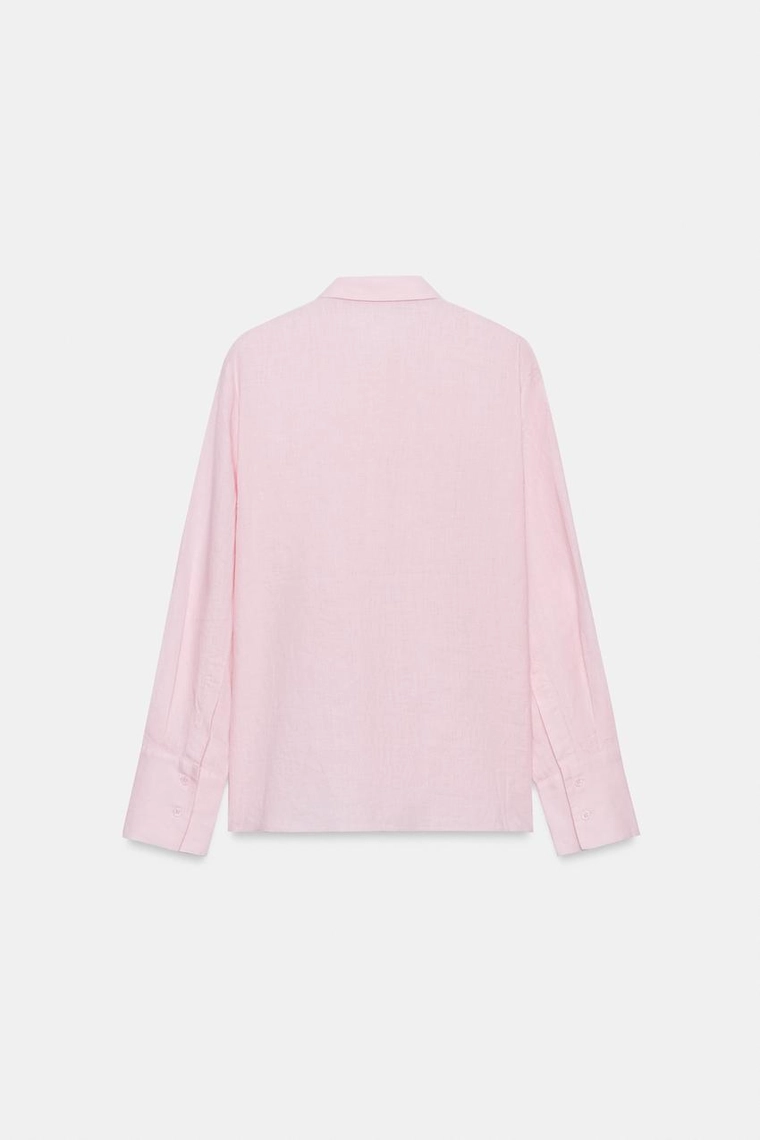 РУБАШКА ИЗ 100% ЛЬНА — коллекция Zara «ZW»