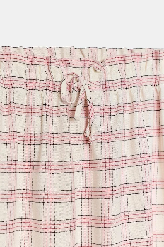 ЮБКА МИДИ В КЛЕТКУ — коллекция Zara «ZW»