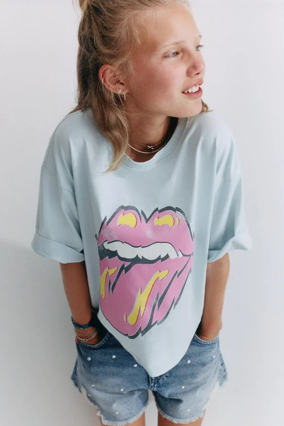 ФУТБОЛКА С ПРИНТОМ ROLLING STONES ©