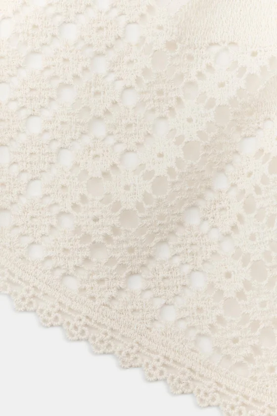 ПАРЕО ИЗ КРУЖЕВА КРОШЕ
