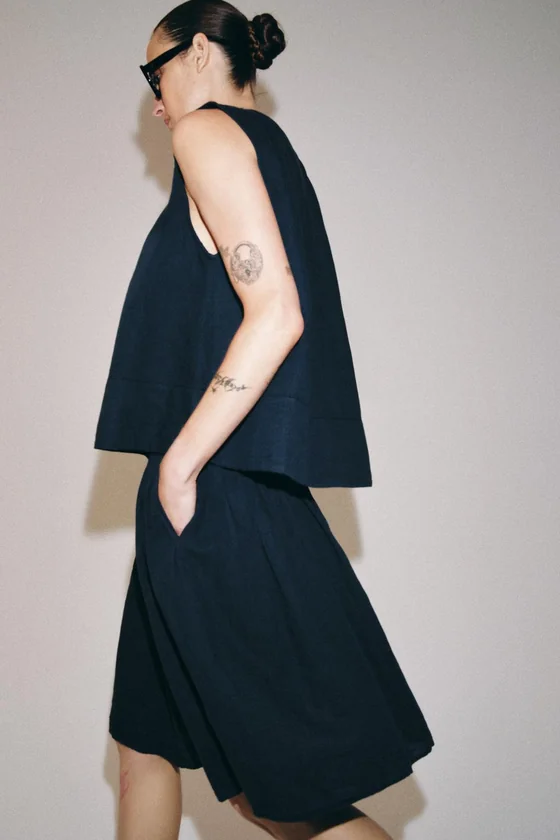ТОП ИЗ ЛЬНА — коллекция Zara «ZW»
