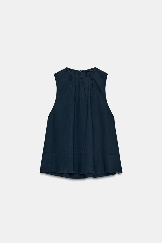ТОП ИЗ ЛЬНА — коллекция Zara «ZW»