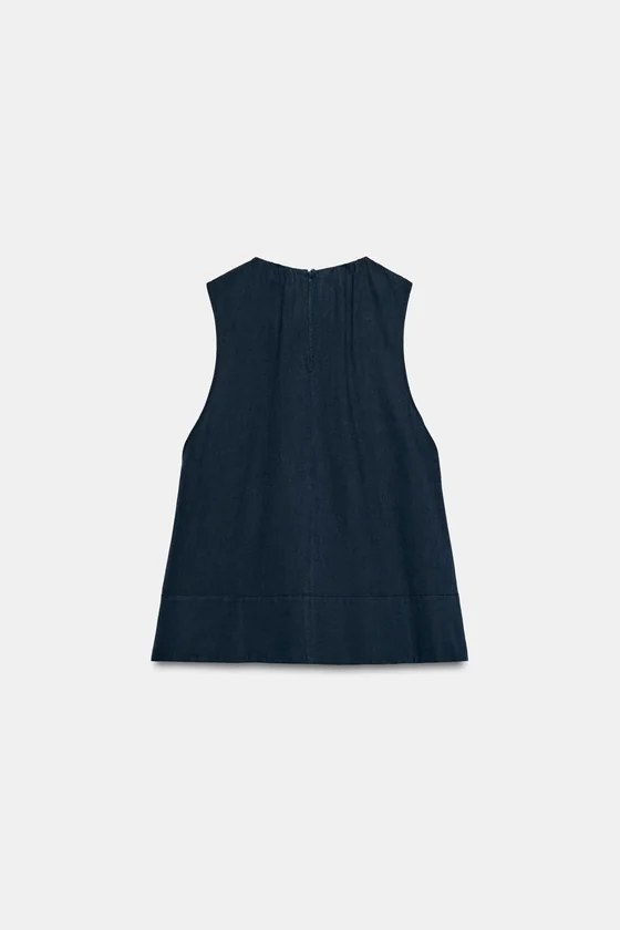 ТОП ИЗ ЛЬНА — коллекция Zara «ZW»
