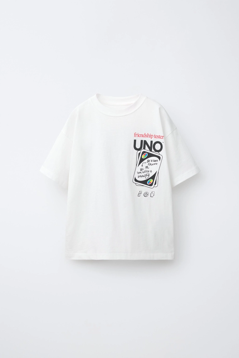 Футболка с принтом игры uno