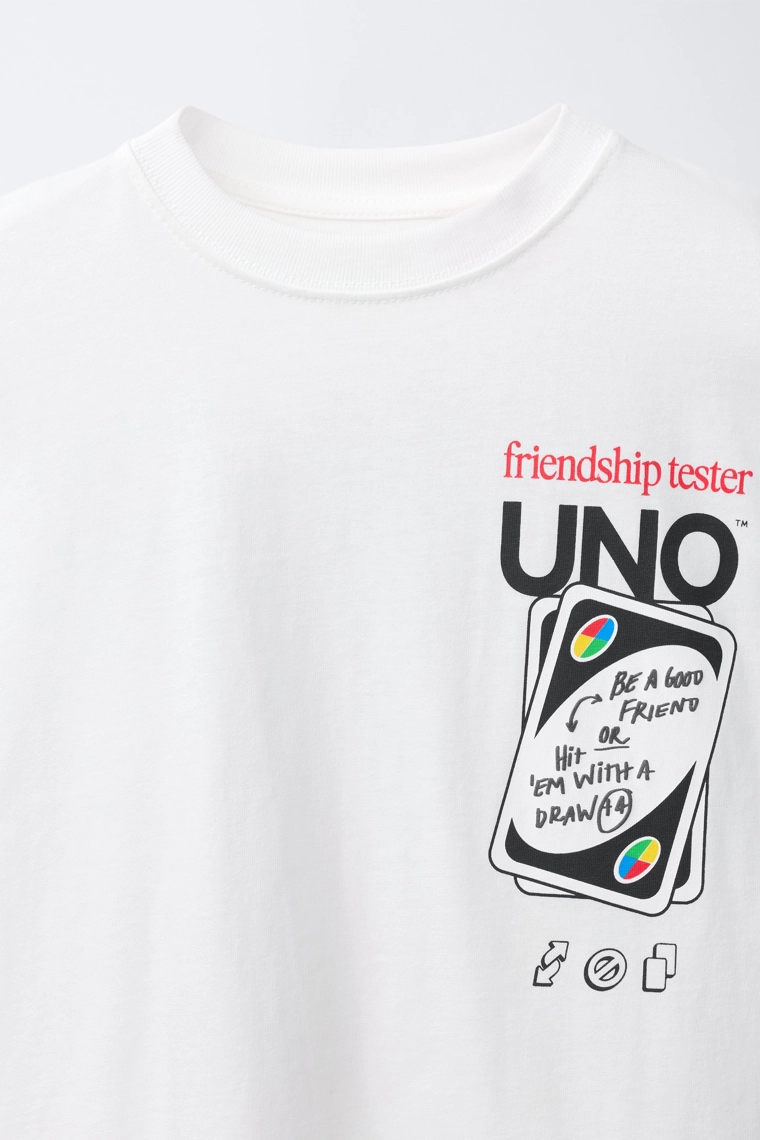 Футболка с принтом игры uno