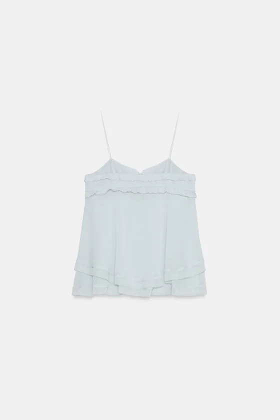 ТОП С ВОЛАНАМИ — коллекция Zara «ZW»
