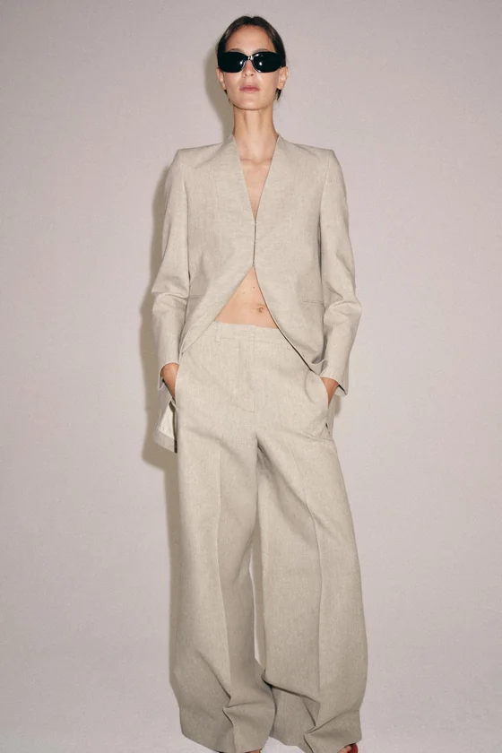 БРЮКИ В ПОЛОСКУ — коллекция Zara «ZW»