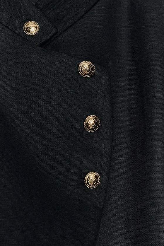 БЛЕЙЗЕР ИЗ СМЕСОВОГО ЛЬНА — коллекция Zara «ZW»