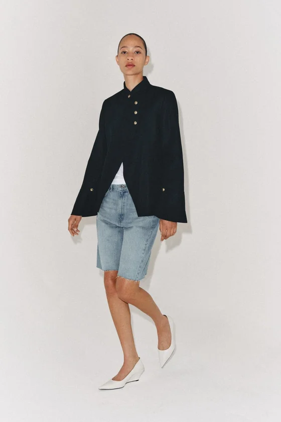 БЛЕЙЗЕР ИЗ СМЕСОВОГО ЛЬНА — коллекция Zara «ZW»