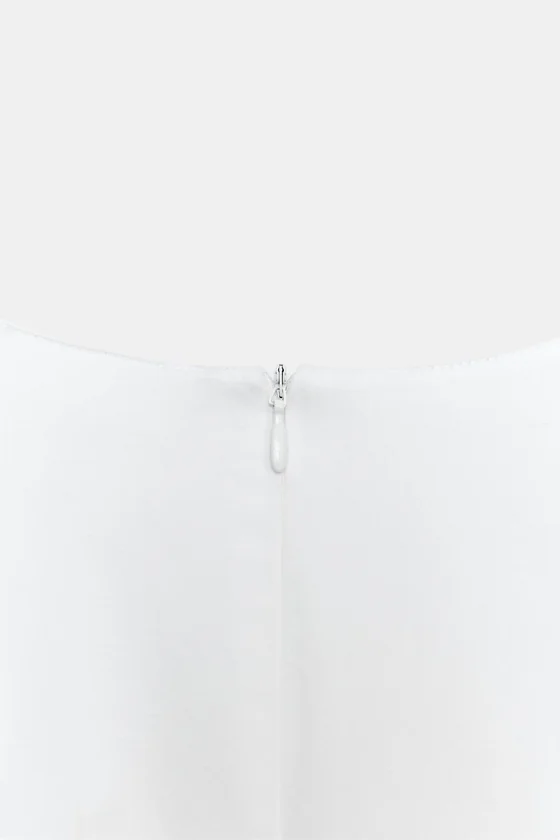 ПЛАТЬЕ МИДИ ИЗ СМЕСОВОГО ЛЬНА — коллекция Zara «ZW»