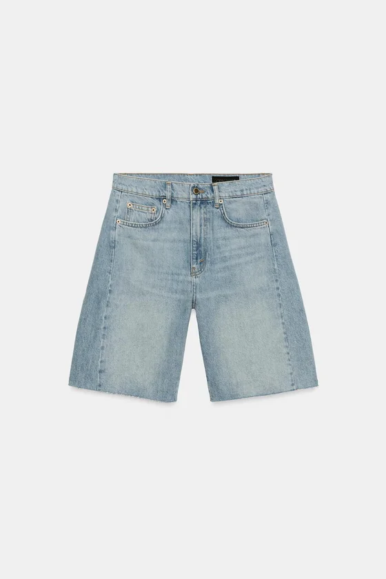 ДЖИНСОВЫЕ ШОРТЫ  СО СРЕДНЕЙ ПОСАДКОЙ — коллекция Zara «ZW»