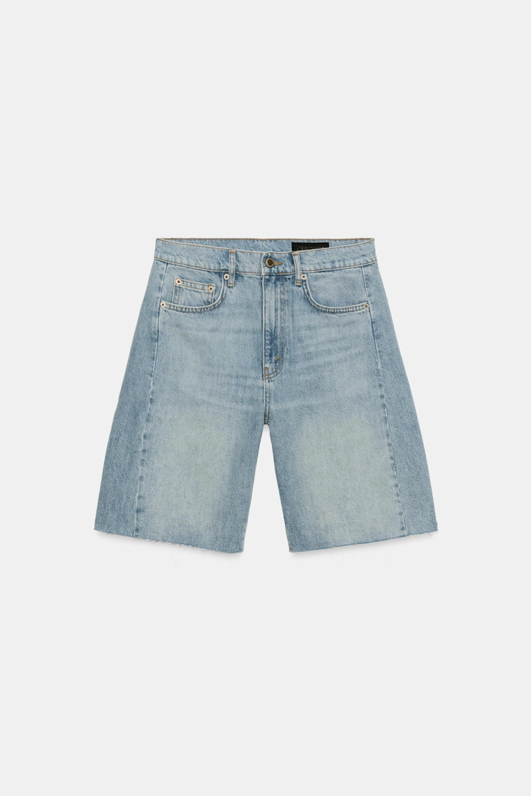 ДЖИНСОВЫЕ ШОРТЫ  СО СРЕДНЕЙ ПОСАДКОЙ — коллекция Zara «ZW»