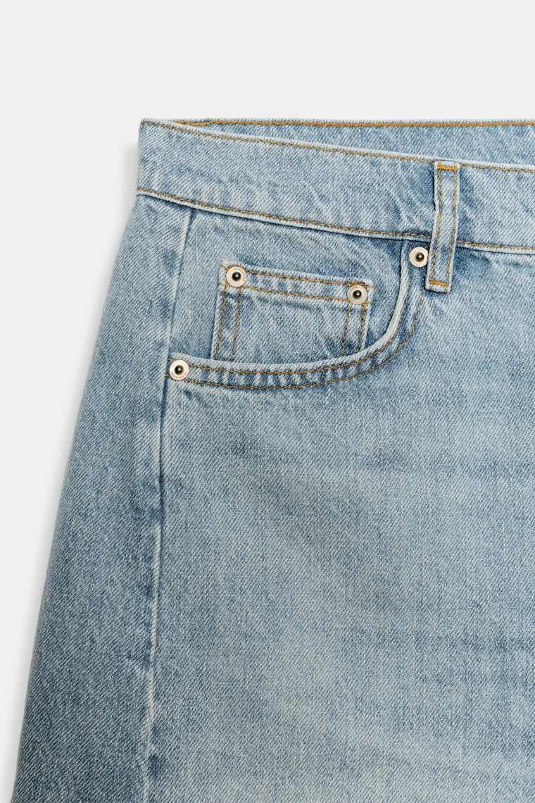 ДЖИНСОВЫЕ ШОРТЫ  СО СРЕДНЕЙ ПОСАДКОЙ — коллекция Zara «ZW»
