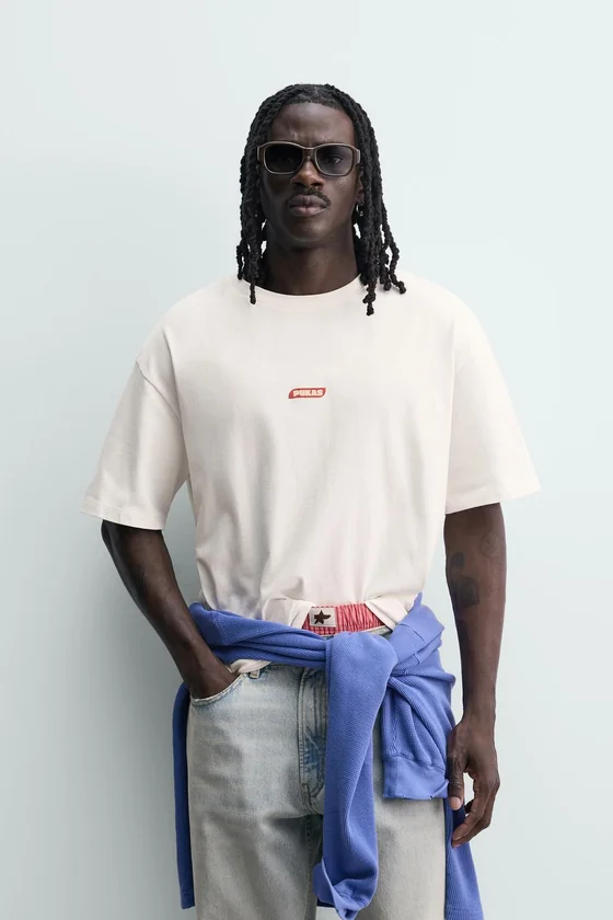 Футболка pukas surf x zara с фотопринтом