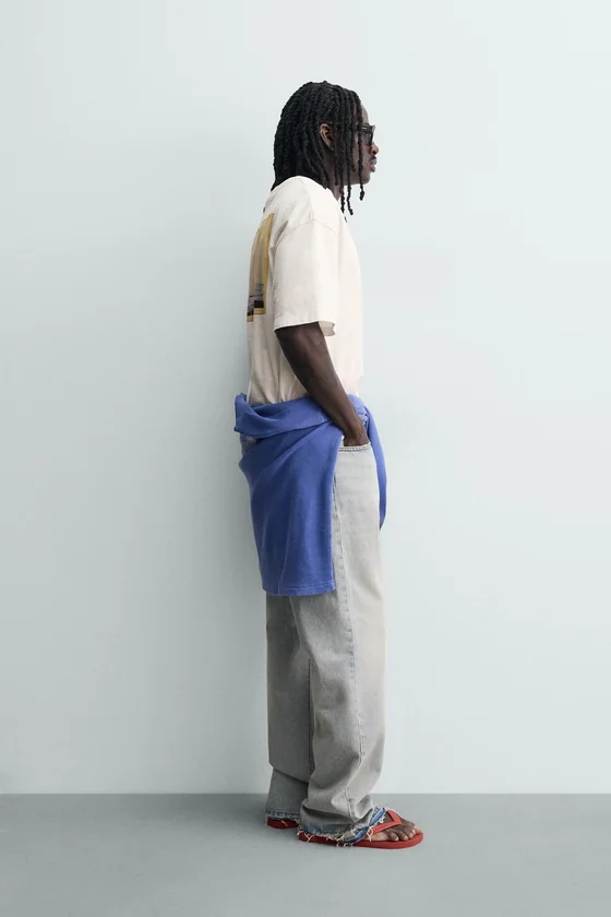 Футболка pukas surf x zara с фотопринтом