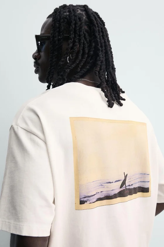 Футболка pukas surf x zara с фотопринтом