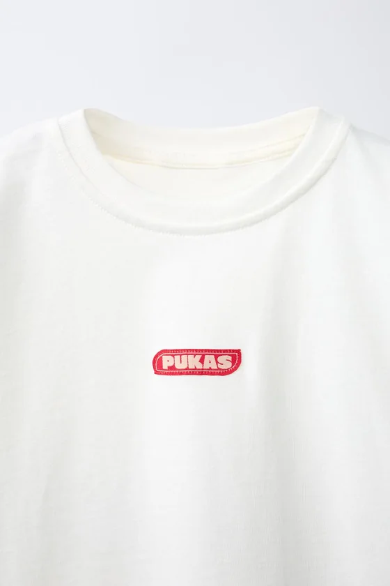 Футболка с логотипом и фотографическим принтом pukas surf
