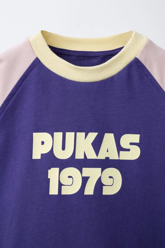 Футболка с рукавами реглан pukas surf