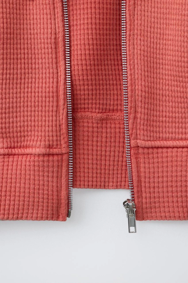 Укороченное худи cropped waffle pukas surf