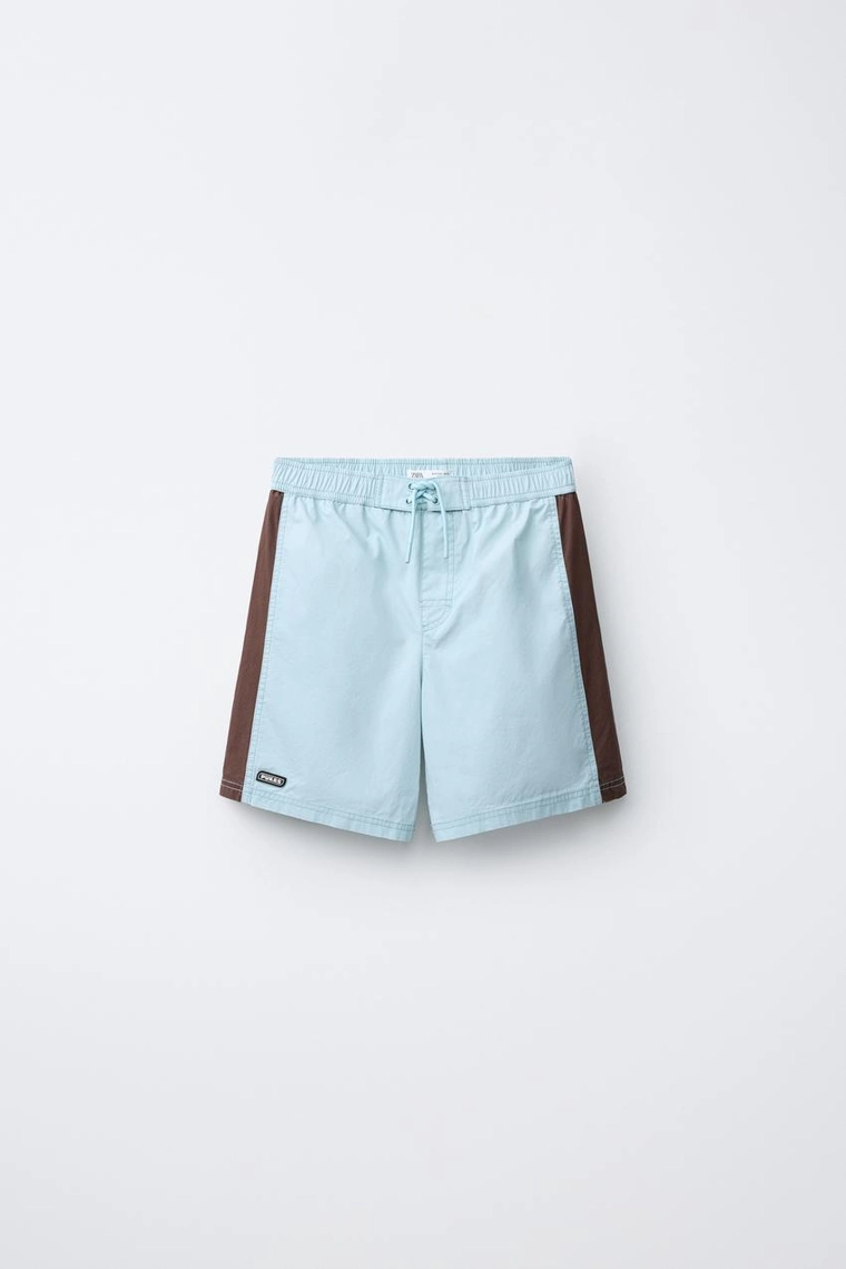 Плавательные шорты pukas surf colour block для детей 6-14 лет