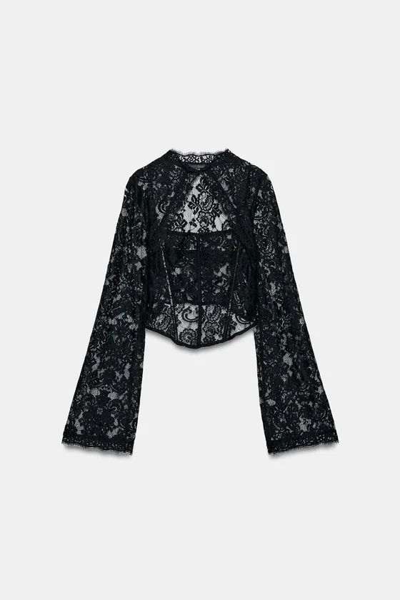 ТОП-КОРСЕТ ИЗ КРУЖЕВА
