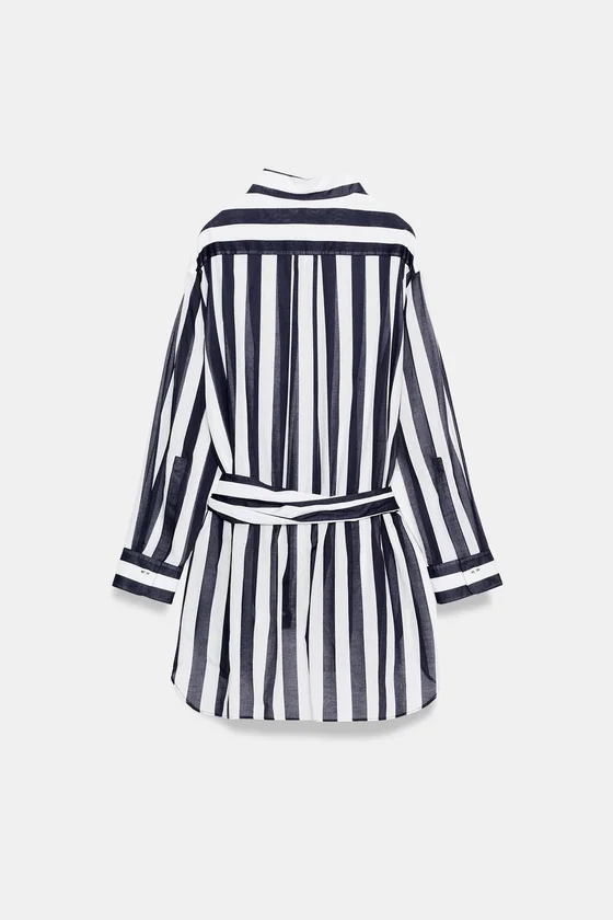 РУБАШКА В ПОЛОСКУ коллекция Zara «ZW»