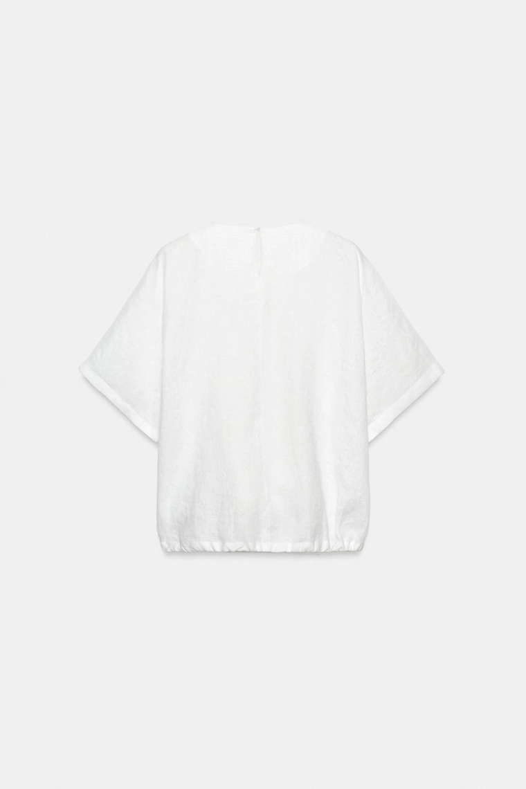 ТОП ИЗ 100% ЛЬНА НА ШНУРОВКЕ — коллекция Zara «ZW»