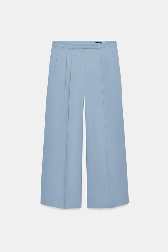 БРЮКИ  С ЗАЩИПАМИ — коллекция Zara «ZW»