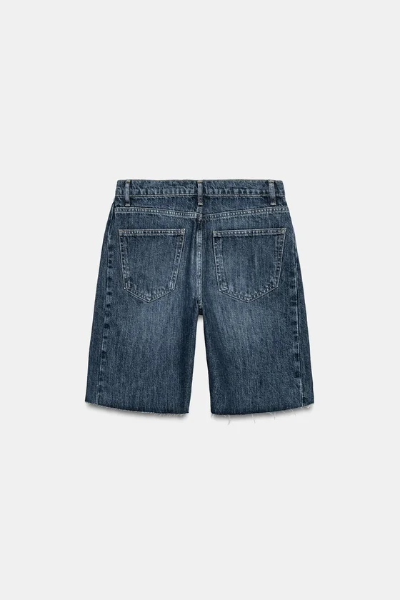 ДЖИНСОВЫЕ ШОРТЫ  СО СРЕДНЕЙ ПОСАДКОЙ — коллекция Zara «ZW»