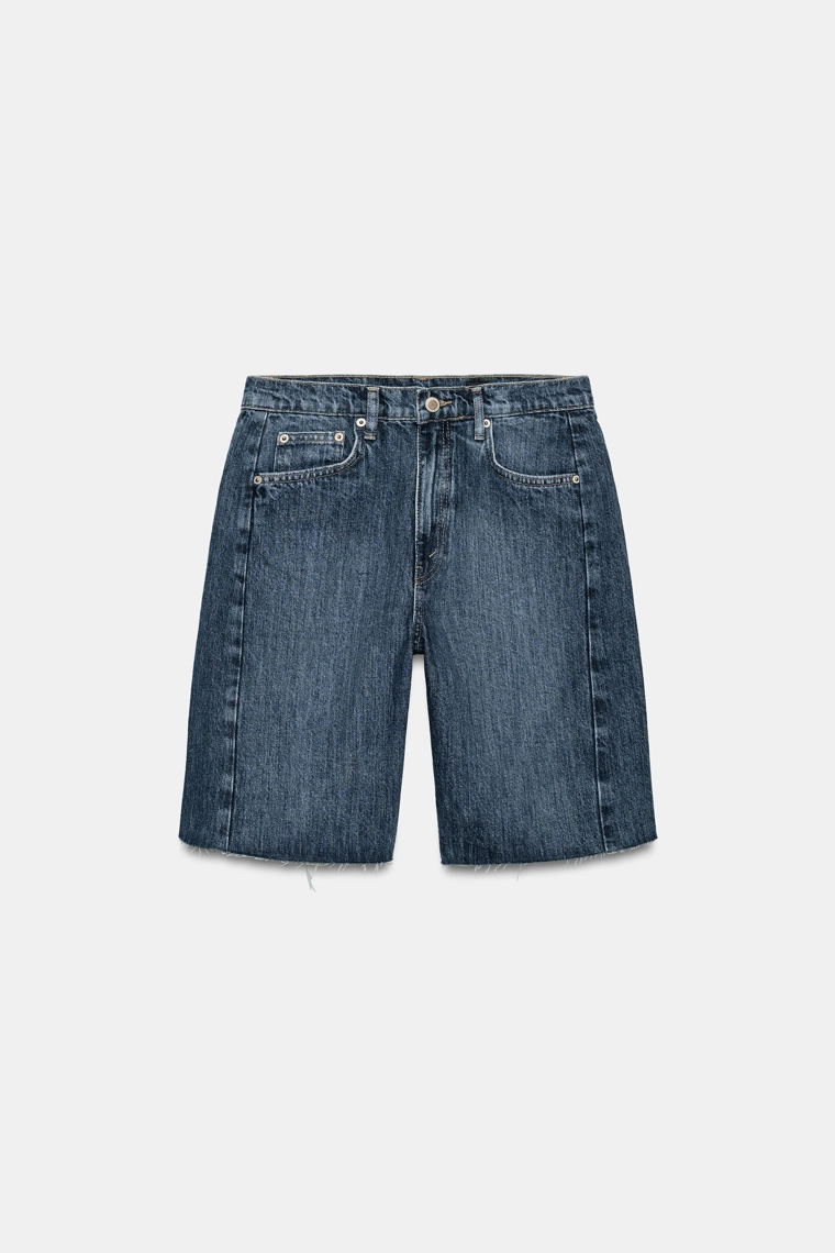 ДЖИНСОВЫЕ ШОРТЫ  СО СРЕДНЕЙ ПОСАДКОЙ — коллекция Zara «ZW»