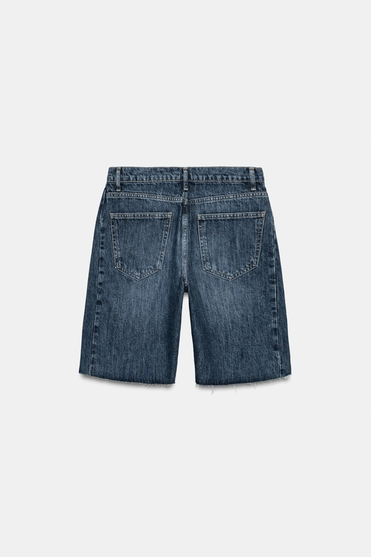 ДЖИНСОВЫЕ ШОРТЫ  СО СРЕДНЕЙ ПОСАДКОЙ — коллекция Zara «ZW»