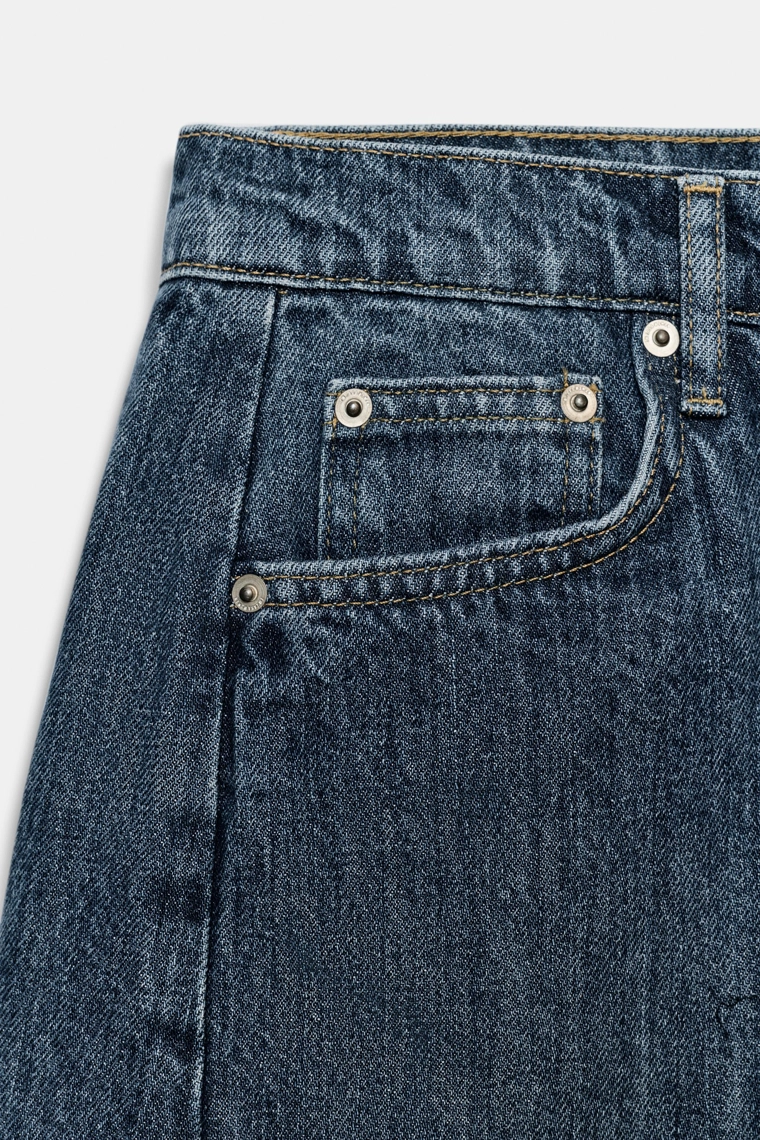 ДЖИНСОВЫЕ ШОРТЫ  СО СРЕДНЕЙ ПОСАДКОЙ — коллекция Zara «ZW»