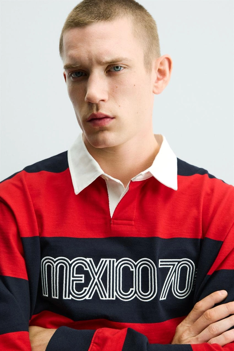 ПОЛО В ПОЛОСКУ MEXICO 70 FIFA WORLD CUP™ FIFA CLASSICS
