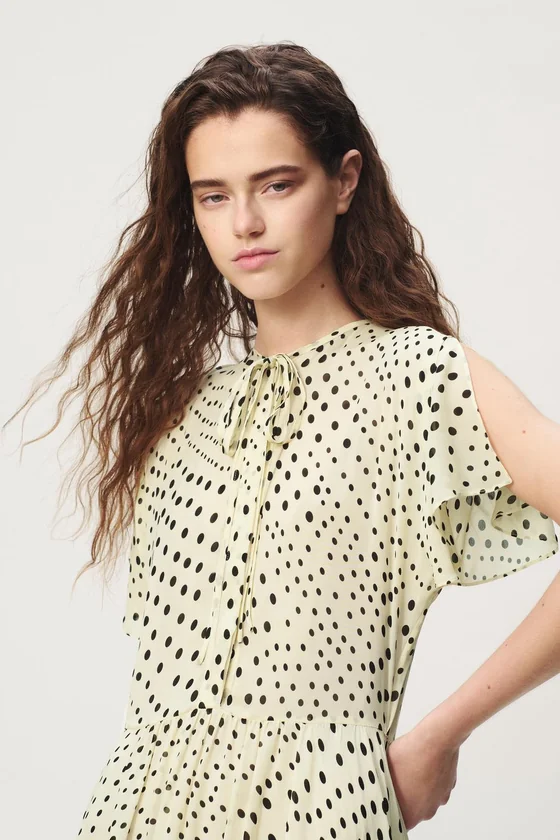 ПЛАТЬЕ В ГОРОШЕК — THE ITEM ZARA WOMAN