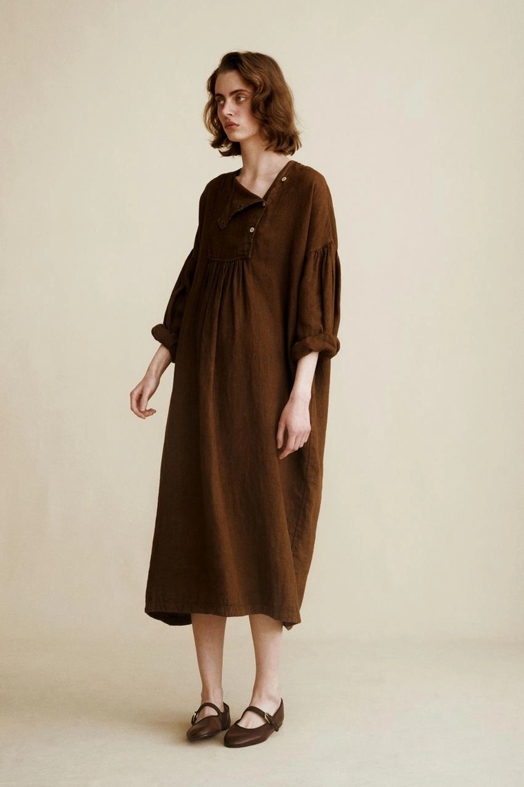 Платье из 100% льна от caramel london x zara