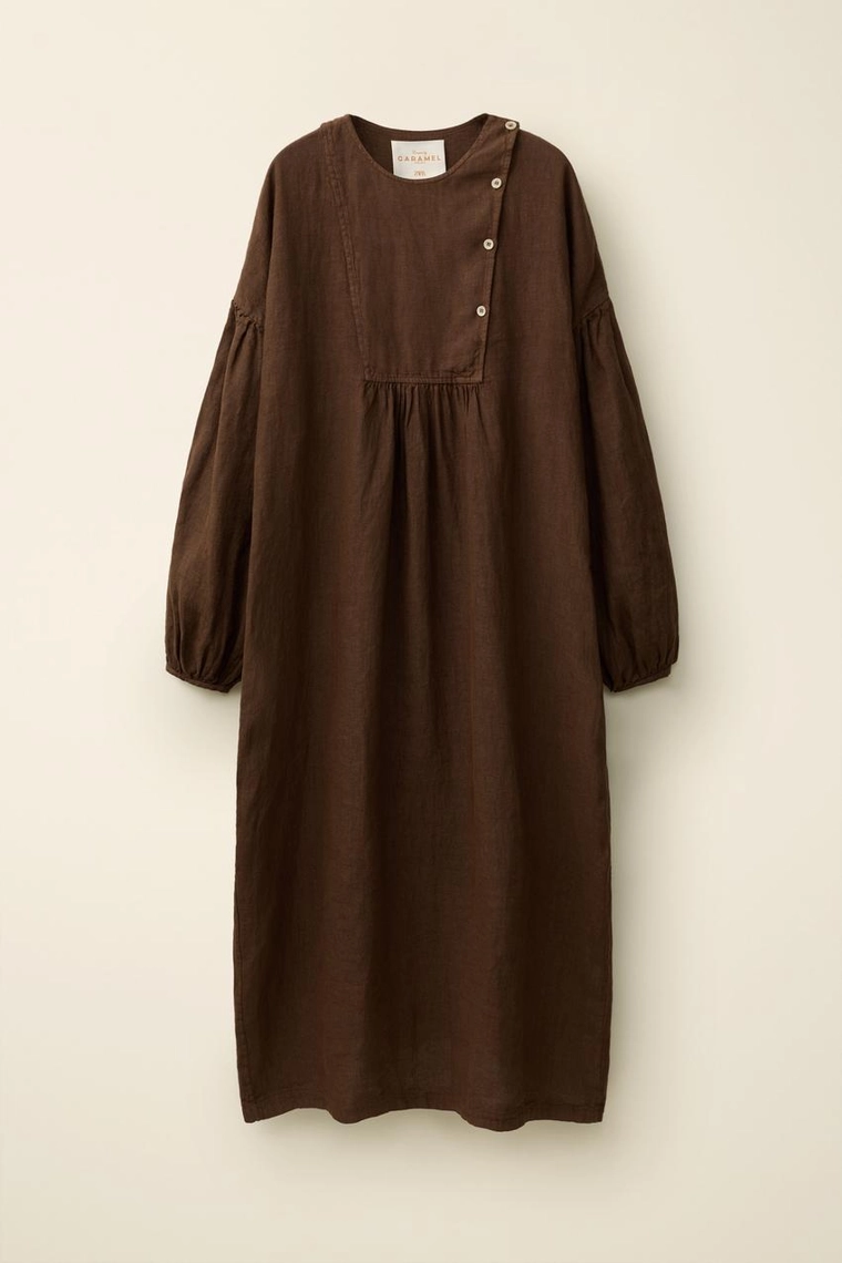 Платье из 100% льна от caramel london x zara