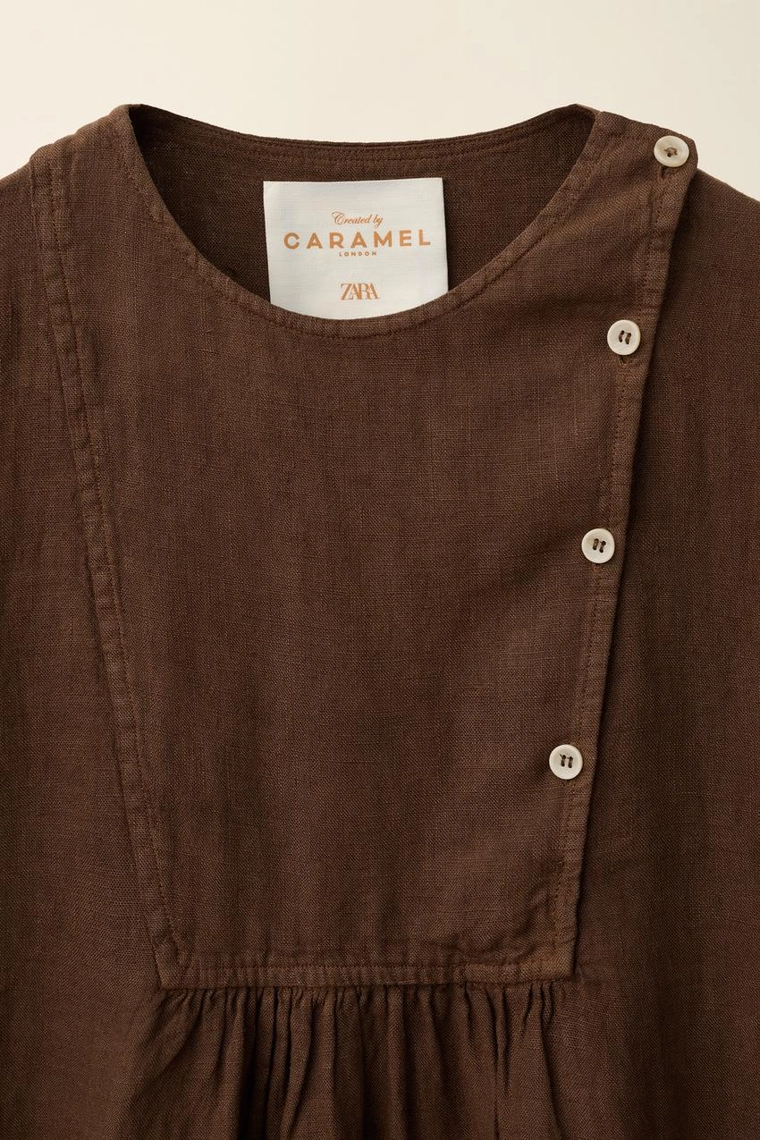 Платье из 100% льна от caramel london x zara