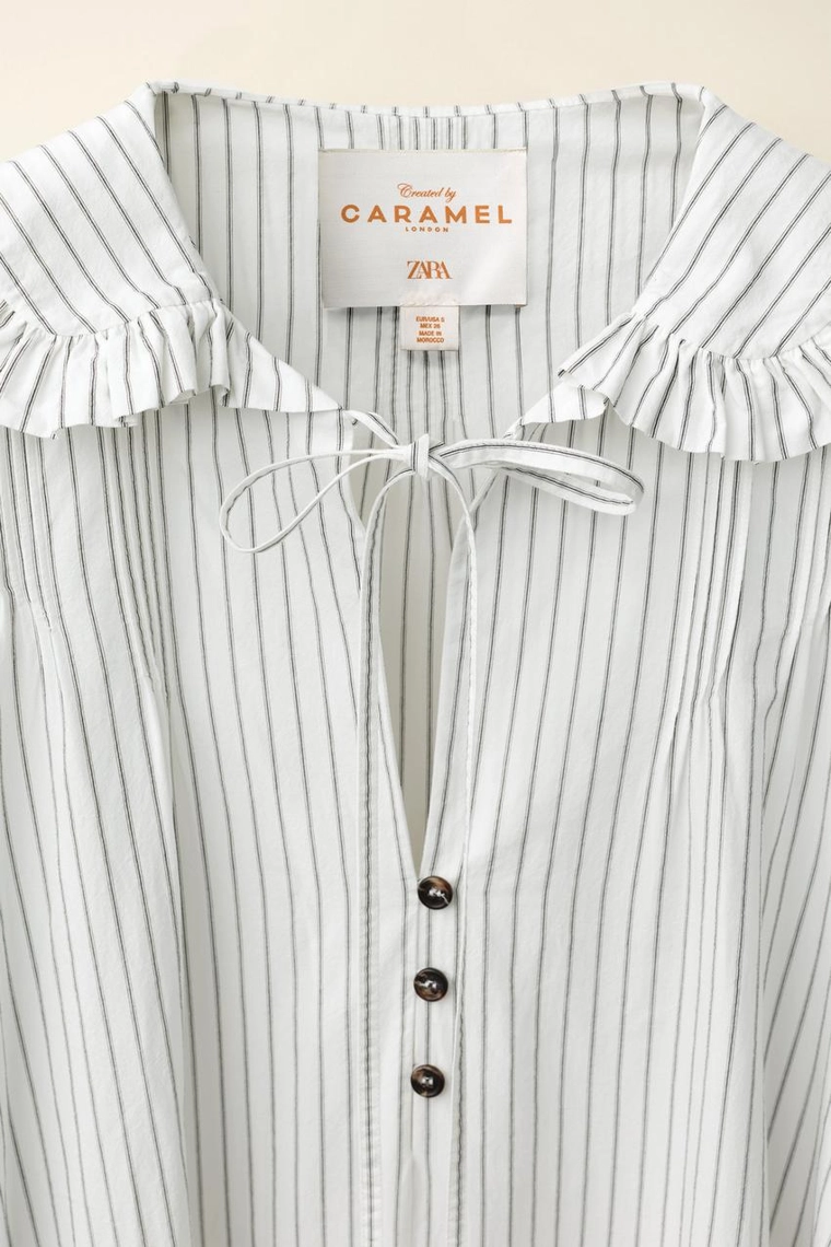 Платье в полоску из коллекции caramel london x zara