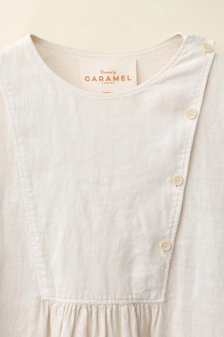 Платье из 100% льна, созданное caramel london x zara