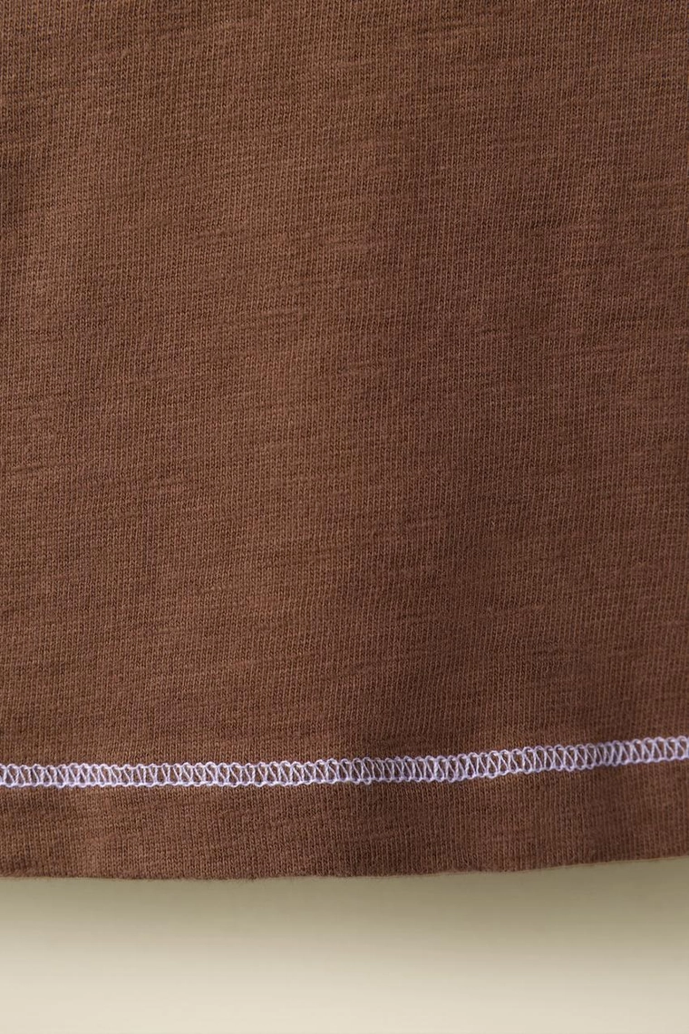 Футболка без рукавов с контрастной отстрочкой caramel london x zara