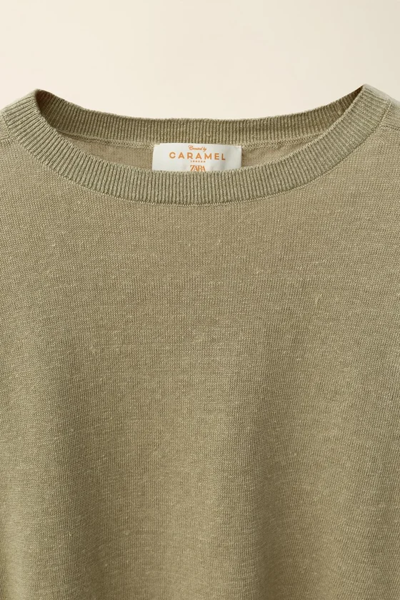 Джемпер 100% лён от caramel london x zara