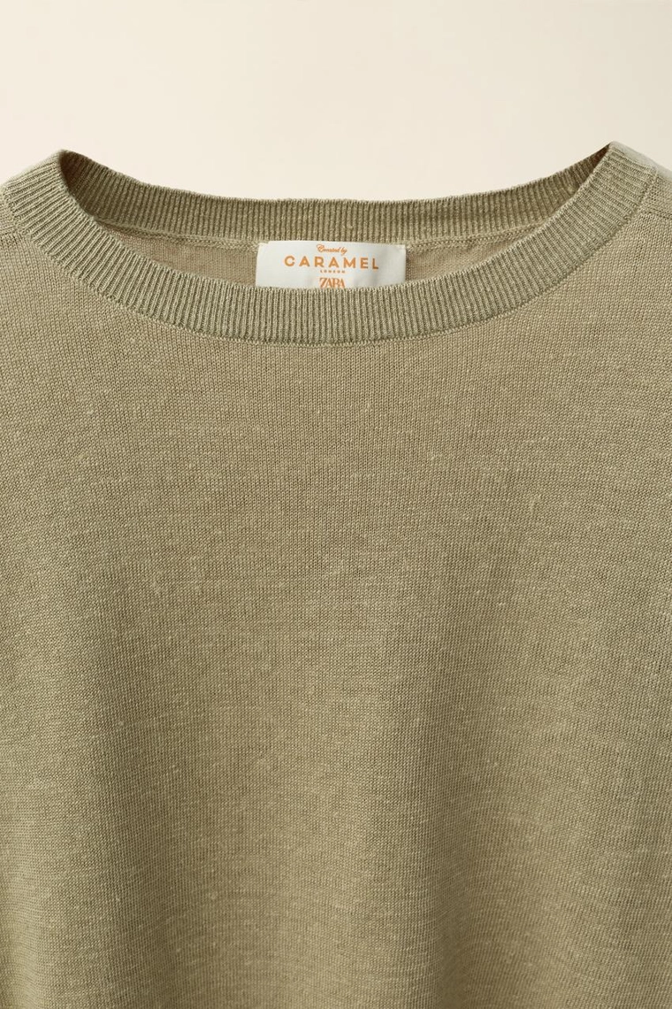 Джемпер 100% лён от caramel london x zara