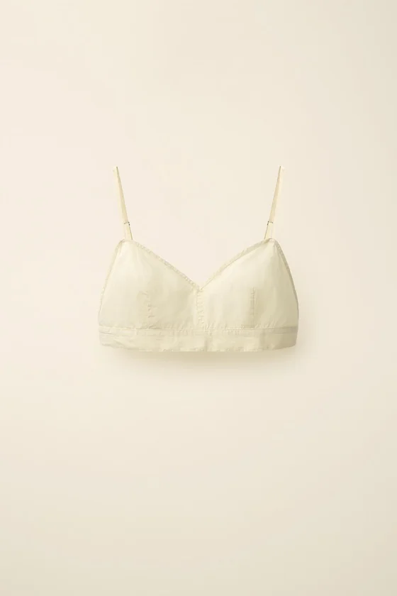 Топ poplin созданный caramel london x zara