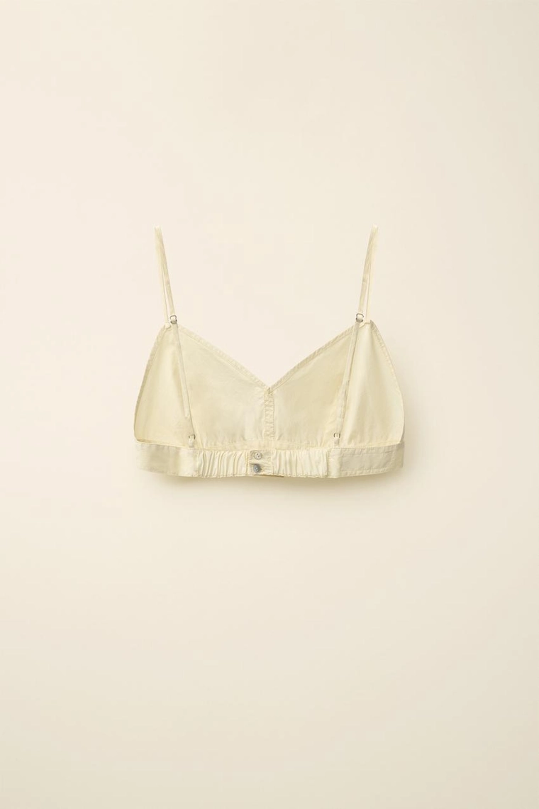 Топ poplin созданный caramel london x zara